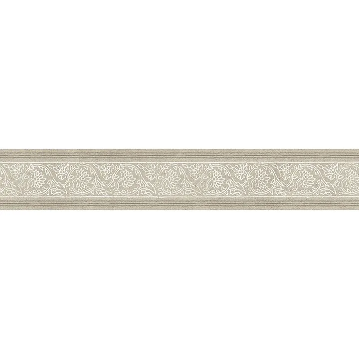 4148-14503 | Carved Floral Taupe Trim Wall Border