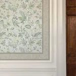 Brewster Home Fashions Carved Floral Taupe Trim Wall Border | Wallpaper Twins Brewster Home Fashions Carved Floral Taupe Trim Wall Border - SKU 4148-14503