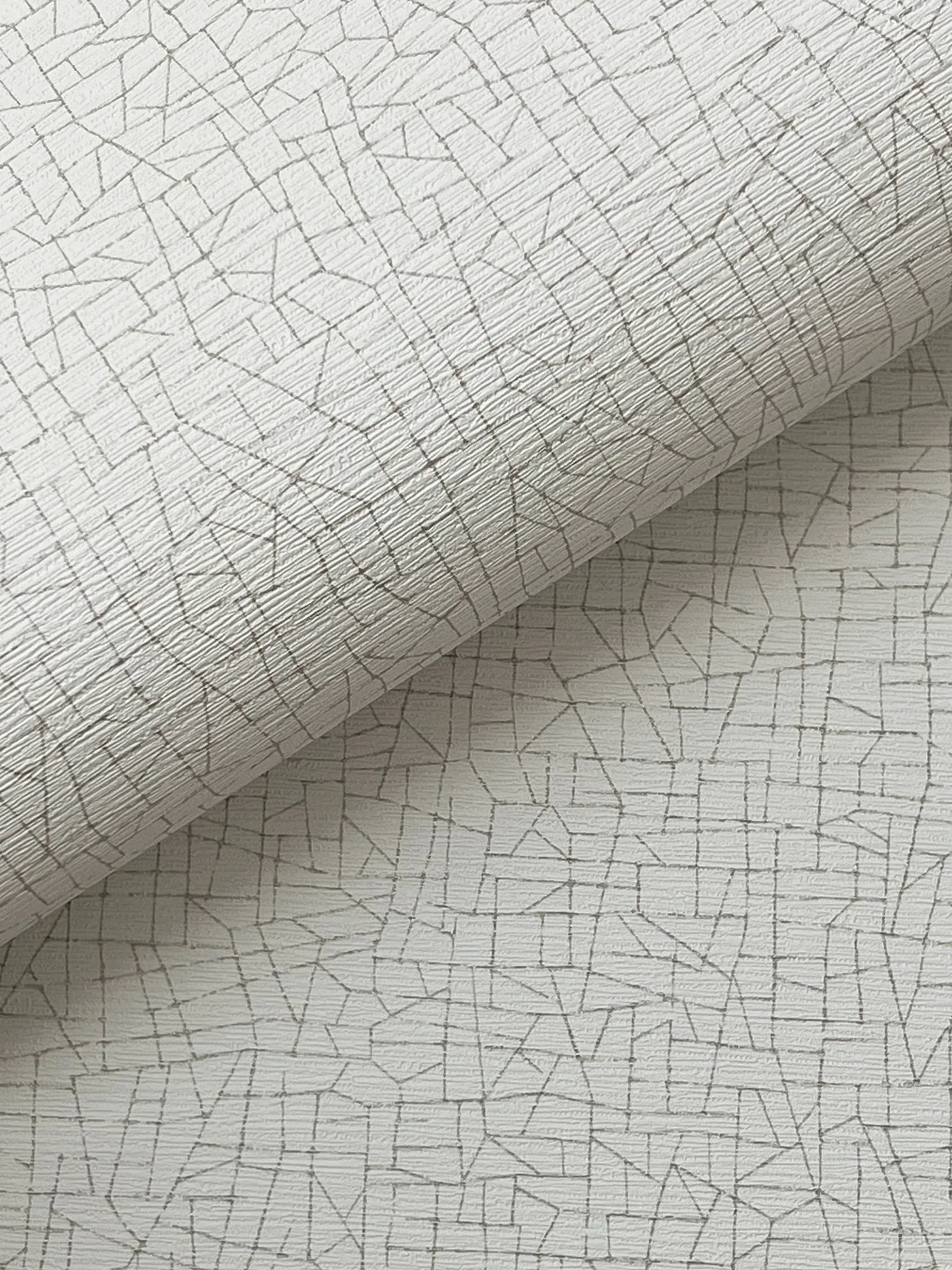 Brewster Home Fashions Cary White Petite Maze Wallpaper - SKU 4207-5410