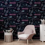 Brewster Home Fashions Casper Pink Gamer Wallpaper | Wallpaper Twins Brewster Home Fashions Casper Pink Gamer Wallpaper - SKU AH923803