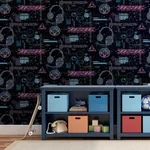 Brewster Home Fashions Casper Pink Gamer Wallpaper | Wallpaper Twins Brewster Home Fashions Casper Pink Gamer Wallpaper - SKU AH923803