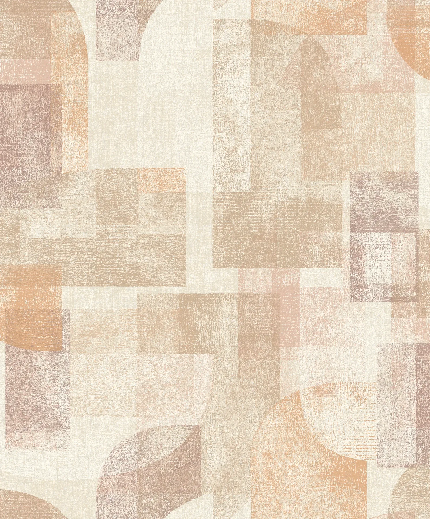 4191-83033 | Cassandra Rust Block Geometric Wallpaper