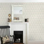 Brewster Home Fashions Cathal Blush Tulip Block Print Wallpaper | Wallpaper Twins Brewster Home Fashions Cathal Blush Tulip Block Print Wallpaper - SKU 3125-72346