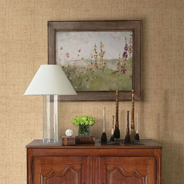 Brewster Home Fashions Caviar Beige Basketweave Wallpaper - SKU 2758-87917