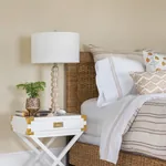 Brewster Home Fashions Cedric White Paintble Stripe Wallpaper - SKU 4000-5627-15