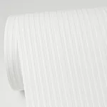 Brewster Home Fashions Cedric White Paintble Stripe Wallpaper - SKU 4000-5627-15