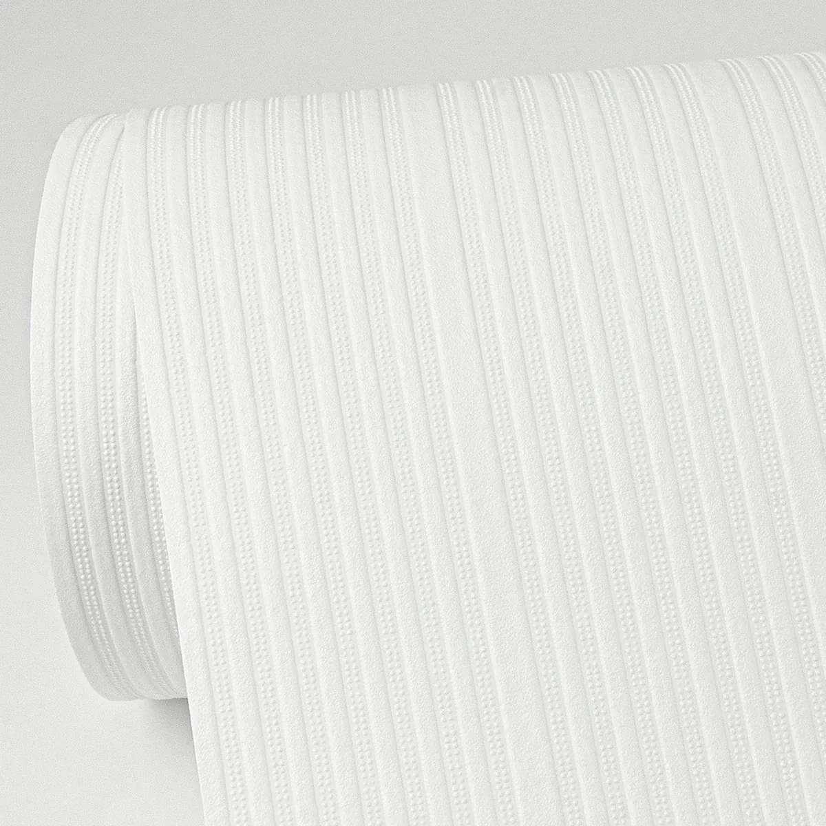 Brewster Home Fashions Cedric White Paintble Stripe Wallpaper - SKU 4000-5627-15