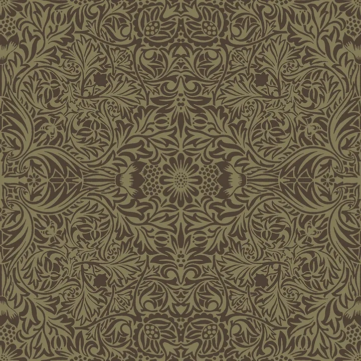 Brewster Home Fashions Ceiling Brown Intricate Floral Wallpaper - SKU 4171-82072