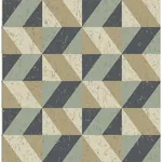 Brewster Home Fashions Cerium Blue Concrete Geometric Wallpaper | Wallpaper Twins Brewster Home Fashions Cerium Blue Concrete Geometric Wallpaper - SKU 2896-25310