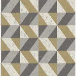 Brewster Home Fashions Cerium Moss Concrete Geometric Wallpaper - SKU 2896-25311
