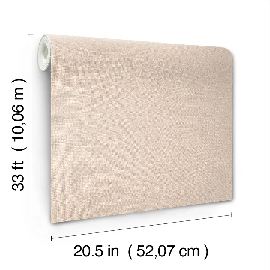 Brewster Home Fashions Chambray Blush Fabric Weave Wallpaper | Wallpaper Twins Brewster Home Fashions Chambray Blush Fabric Weave Wallpaper - SKU 4134-72555