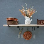 Brewster Home Fashions Chambray Denim Fabric Weave Wallpaper | Wallpaper Twins Brewster Home Fashions Chambray Denim Fabric Weave Wallpaper - SKU 4134-72554