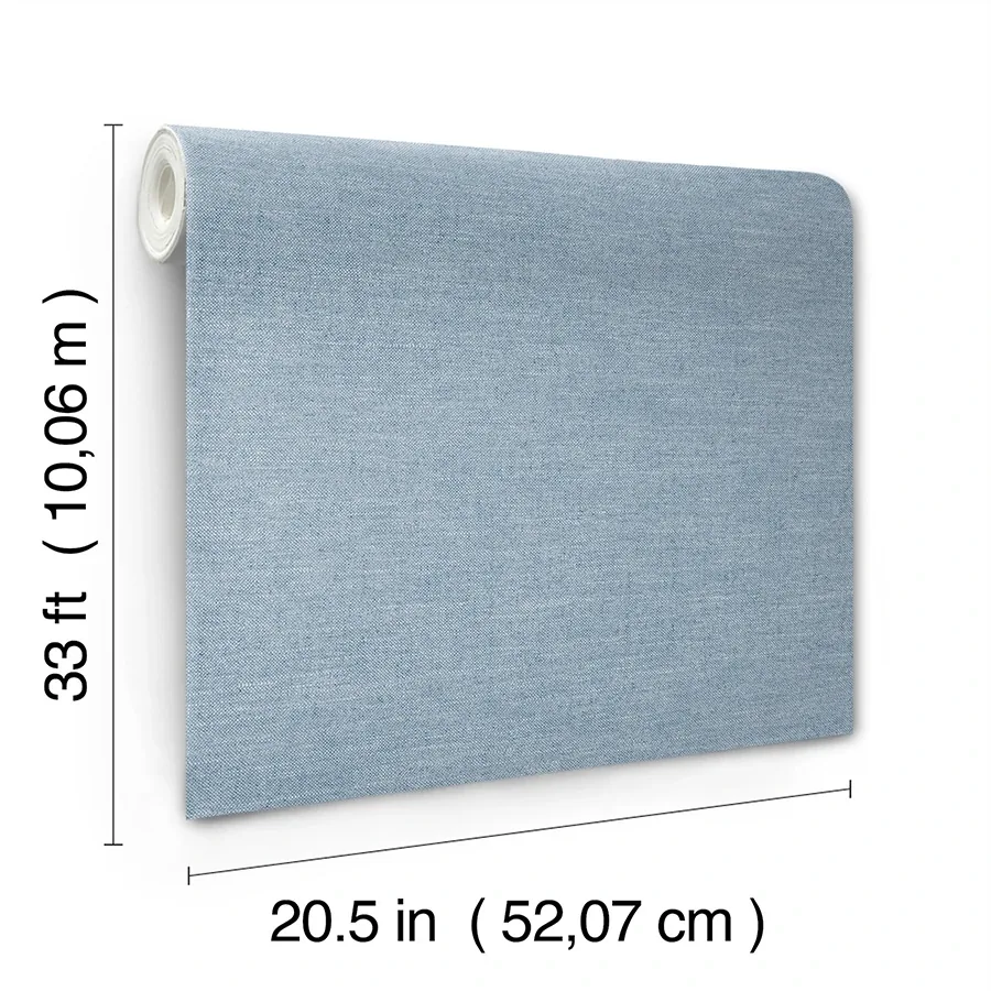 Brewster Home Fashions Chambray Denim Fabric Weave Wallpaper | Wallpaper Twins Brewster Home Fashions Chambray Denim Fabric Weave Wallpaper - SKU 4134-72554