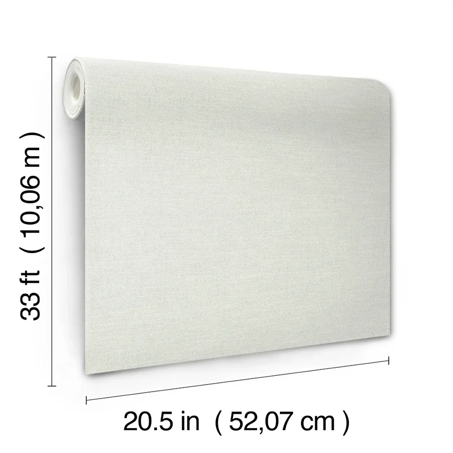 Brewster Home Fashions Chambray Light Blue Fabric Weave Wallpaper - SKU 4134-72553
