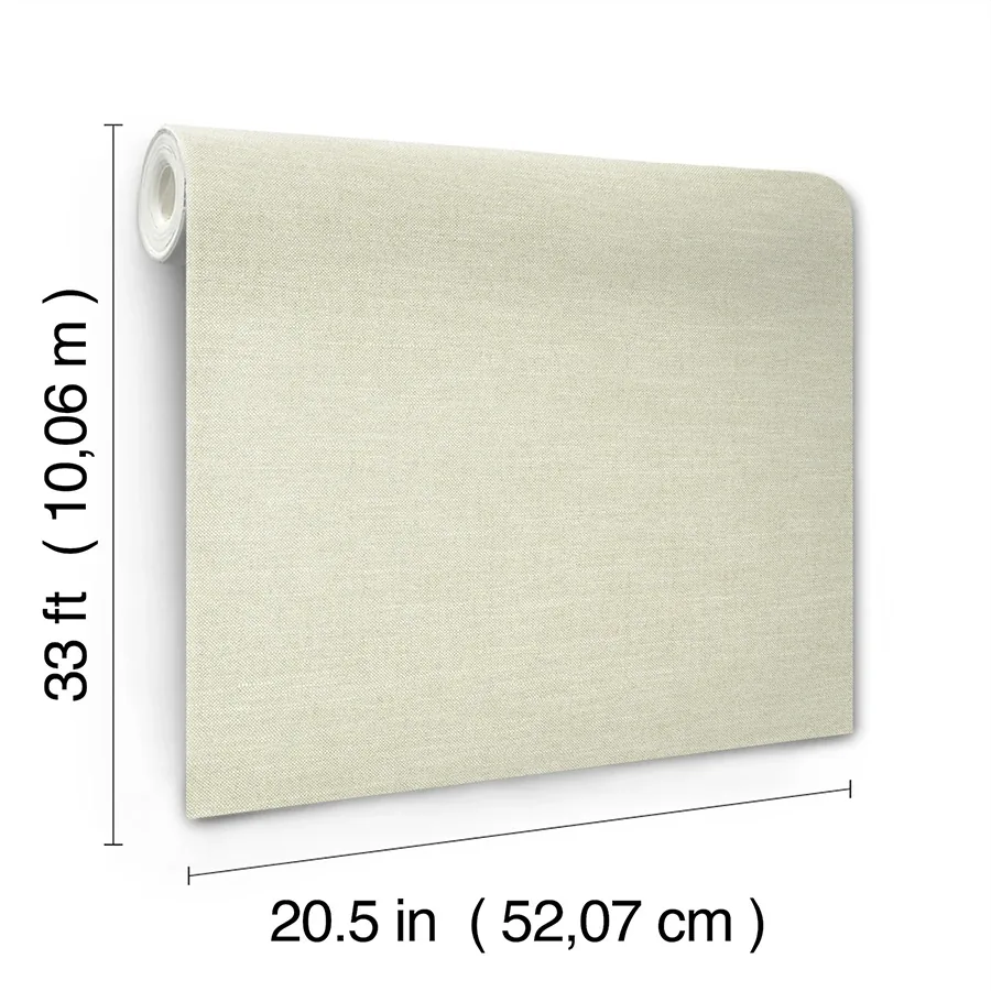 Brewster Home Fashions Chambray Sage Fabric Weave Wallpaper | Wallpaper Twins Brewster Home Fashions Chambray Sage Fabric Weave Wallpaper - SKU 4134-72557