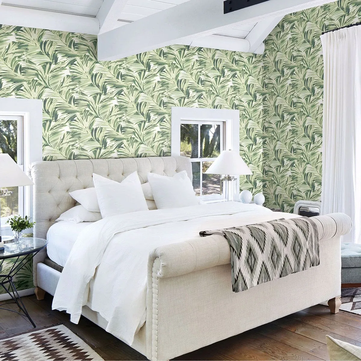 Brewster Home Fashions Chaparral Green Fronds Wallpaper - SKU 3120-13712