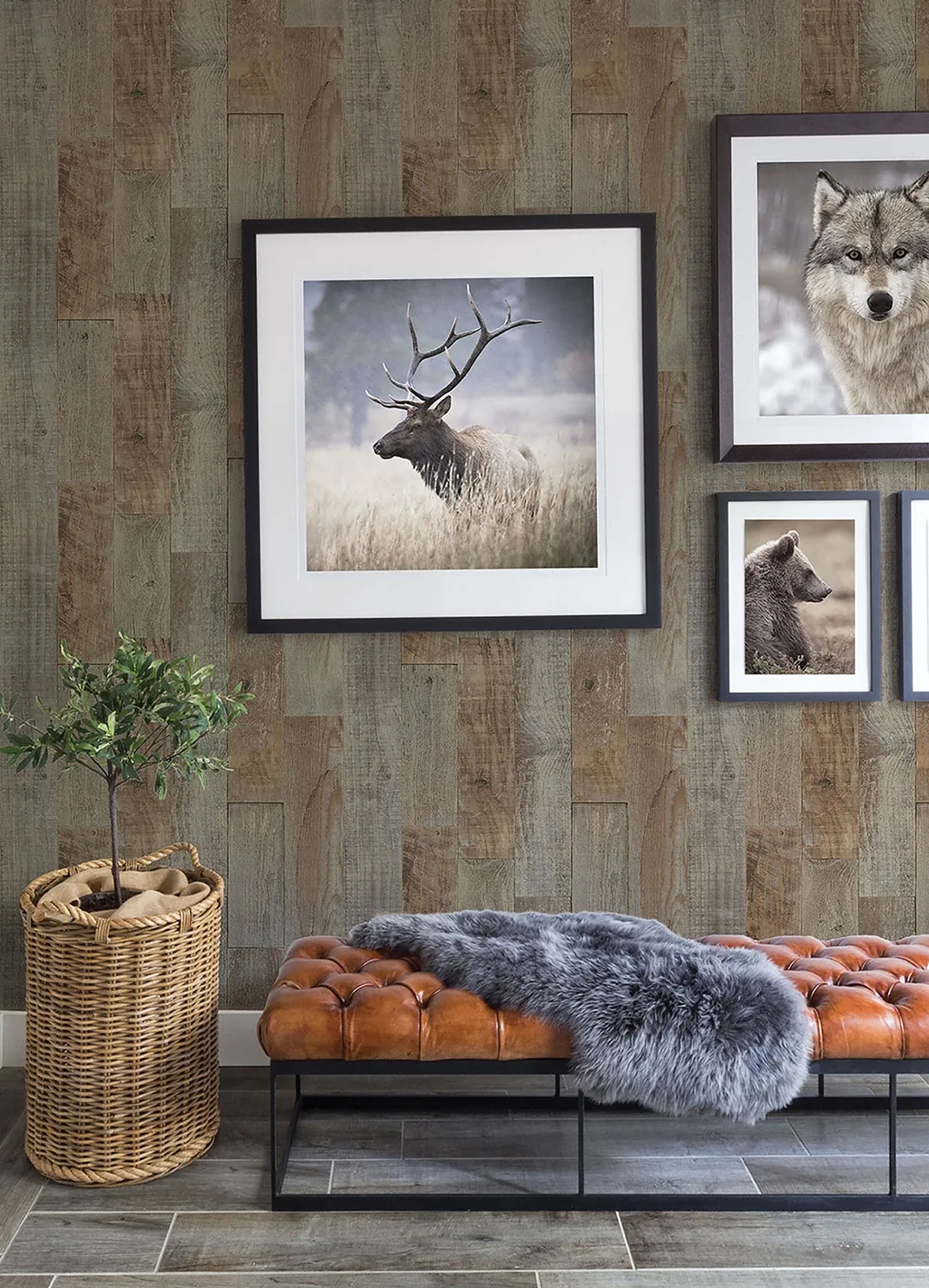 Brewster Home Fashions Chebacco Brown Wood Planks Wallpaper | Wallpaper Twins Brewster Home Fashions Chebacco Brown Wood Planks Wallpaper - SKU 3124-12693