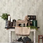 Brewster Home Fashions Chebacco Grey Wood Planks Wallpaper - SKU 3124-12694