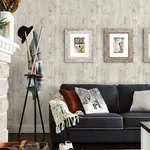 Brewster Home Fashions Chebacco Grey Wood Planks Wallpaper - SKU 3124-12694
