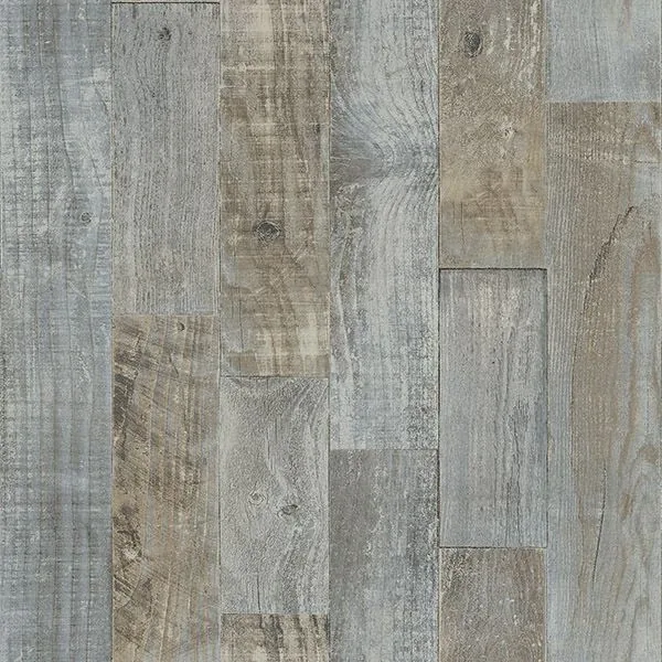 3118-12691 | Chebacco Grey Wooden Planks Wallpaper