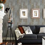 Brewster Home Fashions Chebacco Slate Wood Planks Wallpaper - SKU 3124-12691