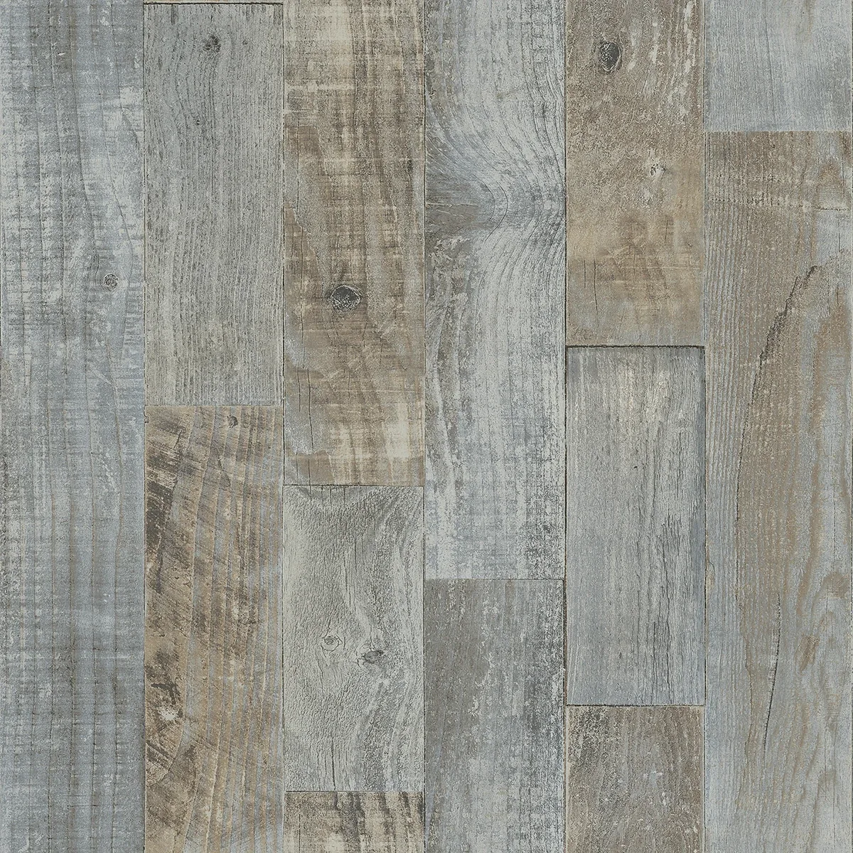 3123-12691 | Chebacco Slate Wooden Planks Wallpaper
