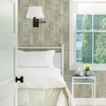 Brewster Home Fashions Chebacco Taupe Wood Planks Wallpaper - SKU 3124-12692