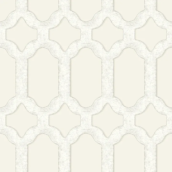 4134-72541 | Chervil Cream Trellis Wallpaper