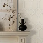 Brewster Home Fashions Chervil Cream Trellis Wallpaper - SKU 4134-72541