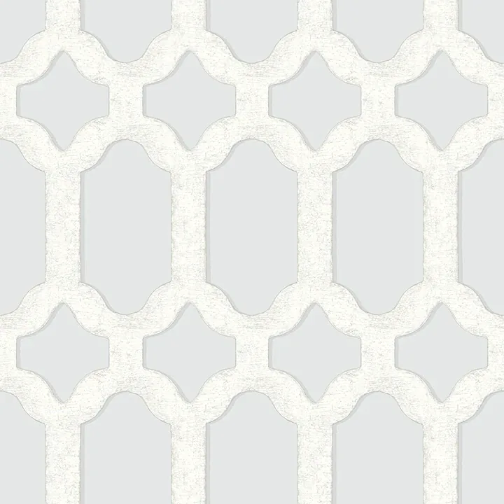 4134-72543 | Chervil Sky Blue Trellis Wallpaper