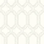Brewster Home Fashions Chervil White Trellis Wallpaper - SKU 4134-72542