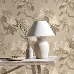 Brewster Home Fashions Chestnut Beige Floral Wallpaper - SKU 4164-M1820