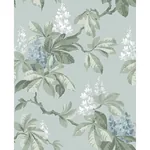 Brewster Home Fashions Chestnut Blue Floral Wallpaper - SKU 4164-M1819