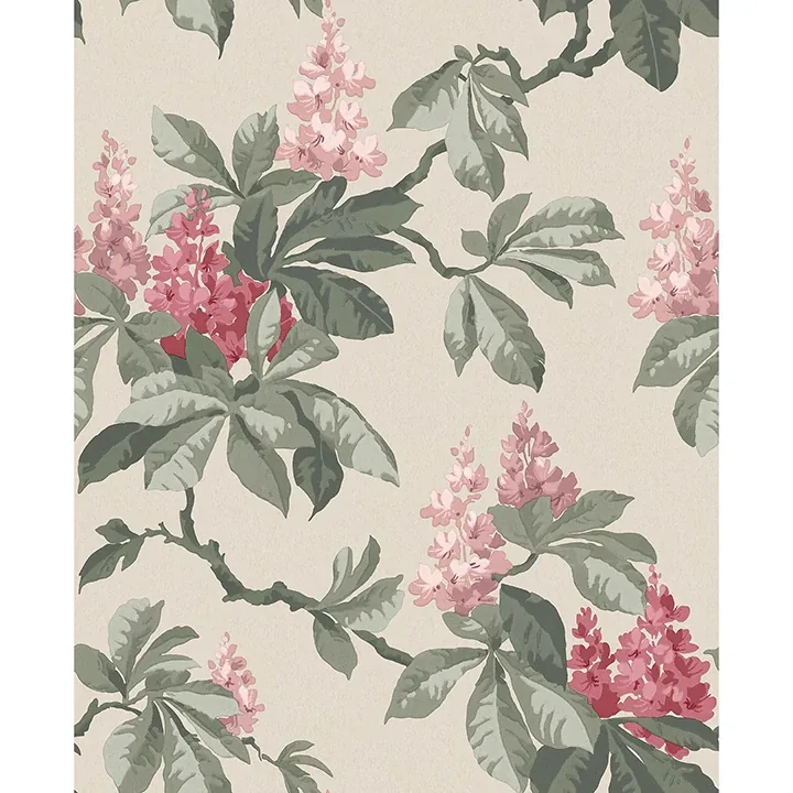 4164-M1822 | Chestnut Pink Floral Wallpaper