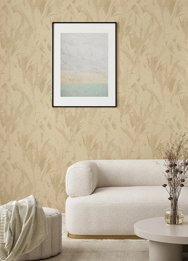 Brewster Home Fashions Chet Beige Spray Wallpaper - SKU 4096-520743