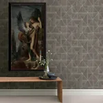 Brewster Home Fashions Cheverny Brown Wood Tile Wallpaper - SKU 2896-25322