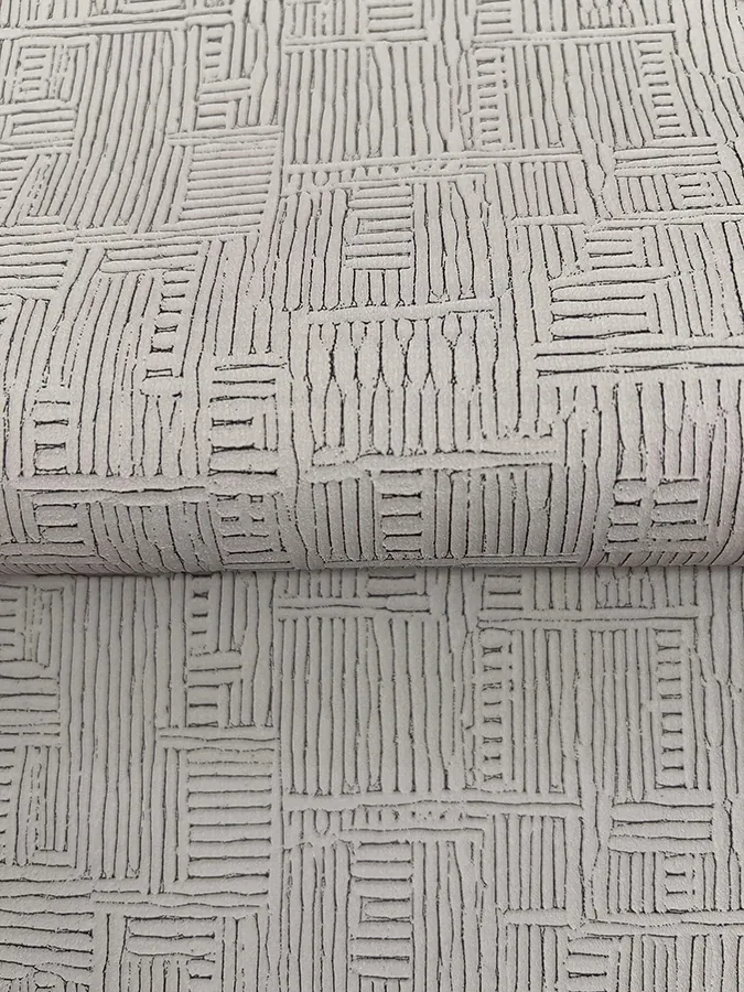Brewster Home Fashions Chiseled Grey Abstract Wallpaper - SKU 4178-4404