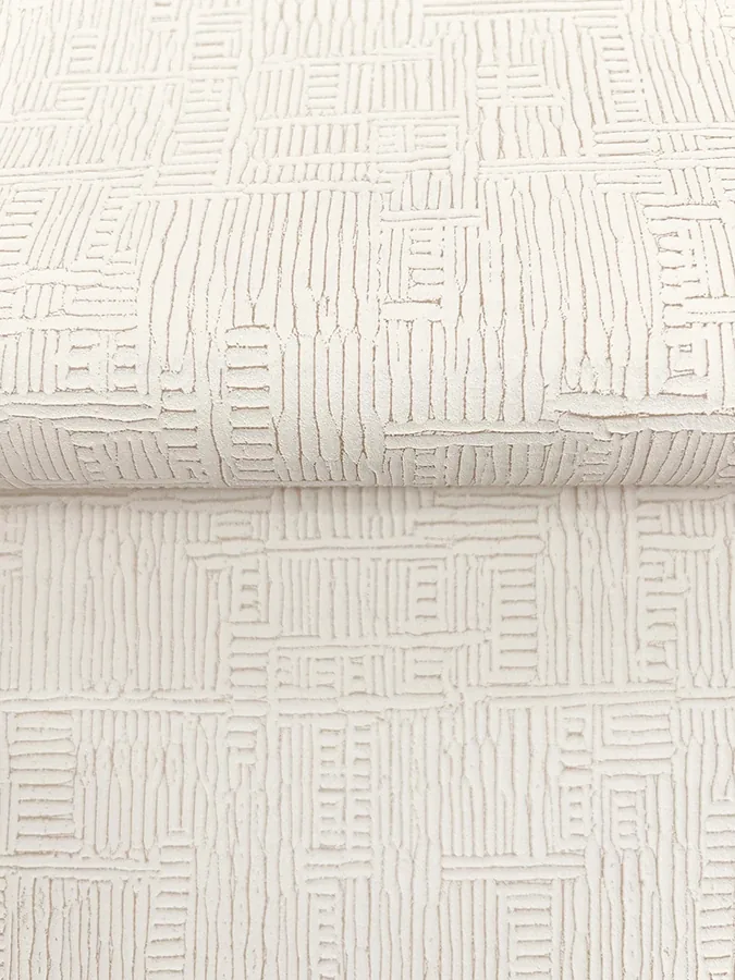 Brewster Home Fashions Chiseled Ivory Abstract Wallpaper - SKU 4178-4403