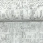Brewster Home Fashions Chiseled White Abstract Wallpaper - SKU 4178-4400