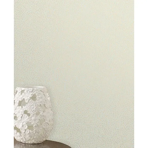 Brewster Home Fashions Chrysanth Mint Flower Pattern Wallpaper - SKU 2704-23033