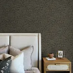 Brewster Home Fashions Chrysantha Black Berry Branches Wallpaper - SKU 4148-27442