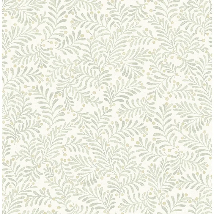 4148-27444 | Chrysantha Sage Berry Branches Wallpaper