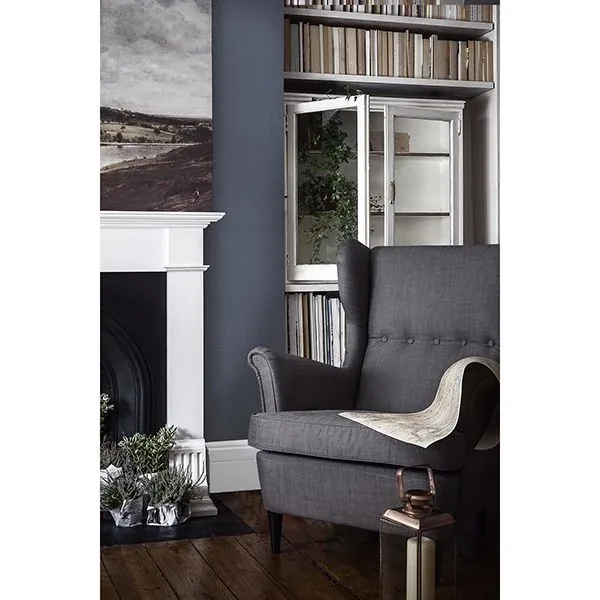 Brewster Home Fashions Churchill White Paintable Anaglypta Original Wallpaper - SKU 437-RD385