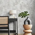 Brewster Home Fashions Cierra Silver Stucco Wallpaper - SKU 4157-43062