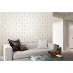 Brewster Home Fashions Circulate White Retro Orb Wallpaper - SKU 450-67352