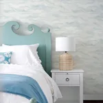 Brewster Home Fashions Cirrus Blue Wave Wallpaper - SKU 3124-13951