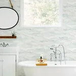 Brewster Home Fashions Cirrus Blue Wave Wallpaper - SKU 3124-13951