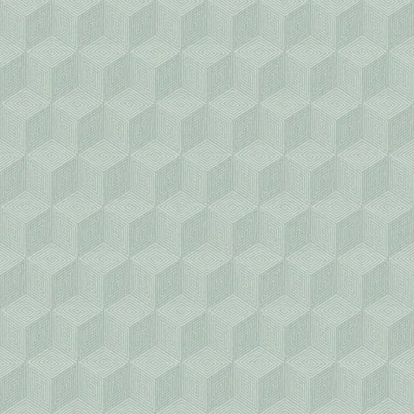 2825-6364 | Claremont Seafoam Geometric Wallpaper