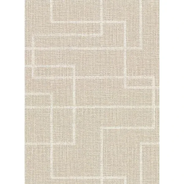 2921-50505 | Clarendon Wheat Geometric Faux Grasscloth Wallpaper