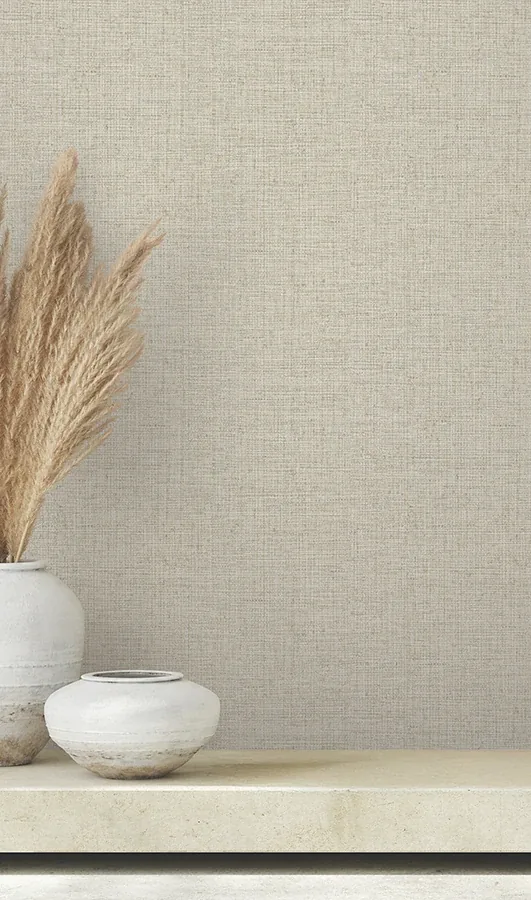 Brewster Home Fashions Clarkson Beige Woven Wallpaper | Wallpaper Twins Brewster Home Fashions Clarkson Beige Woven Wallpaper - SKU 4174-4618